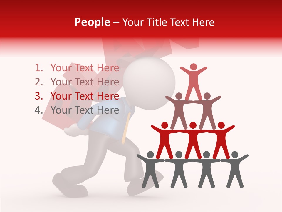 Recommendation Worker Success PowerPoint Template