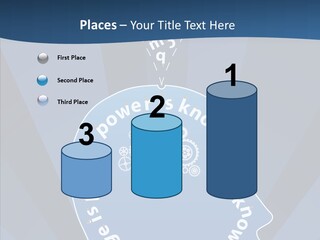 Problems Background Blue PowerPoint Template