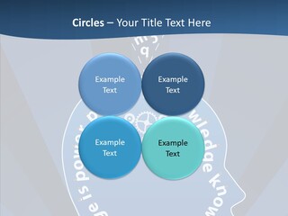 Problems Background Blue PowerPoint Template