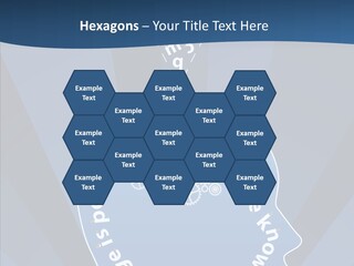 Problems Background Blue PowerPoint Template