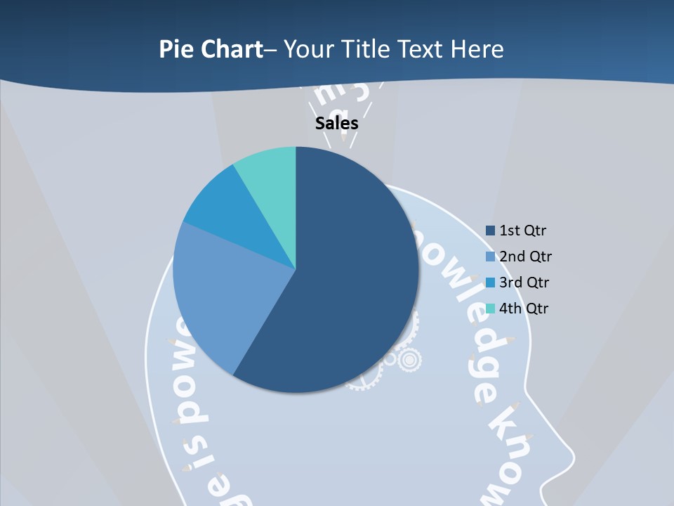 Problems Background Blue PowerPoint Template