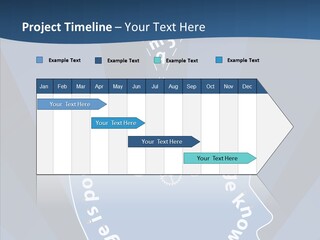 Problems Background Blue PowerPoint Template