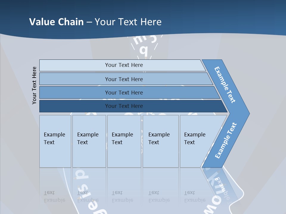 Problems Background Blue PowerPoint Template