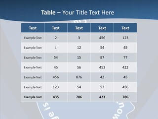 Problems Background Blue PowerPoint Template