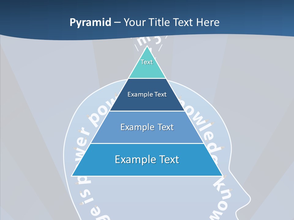 Problems Background Blue PowerPoint Template