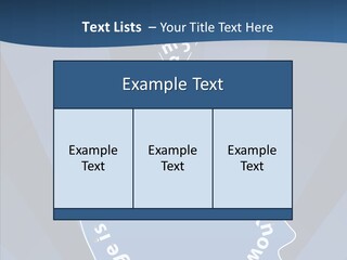 Problems Background Blue PowerPoint Template