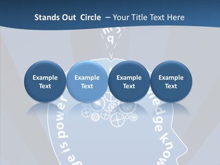 Problems Background Blue PowerPoint Template