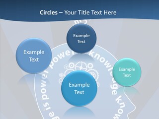 Problems Background Blue PowerPoint Template