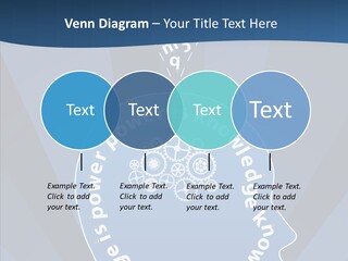 Problems Background Blue PowerPoint Template