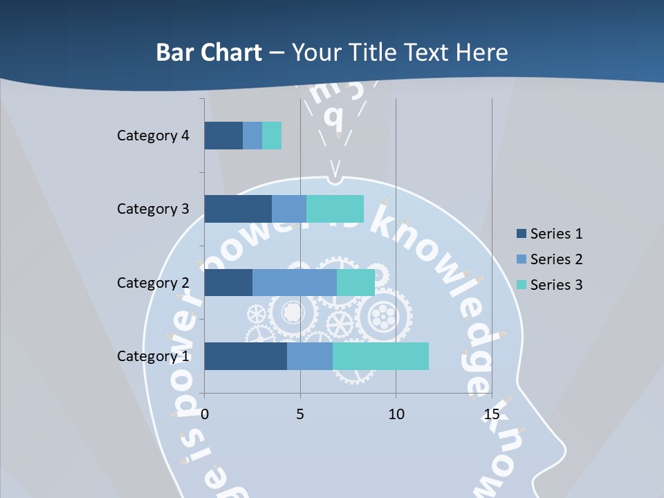 Problems Background Blue PowerPoint Template