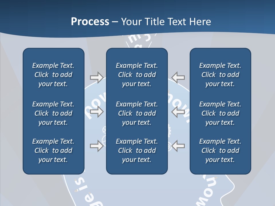 Problems Background Blue PowerPoint Template