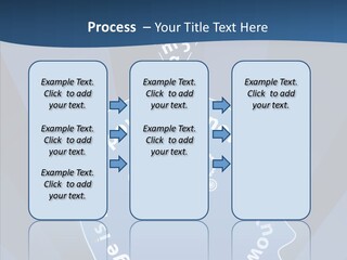 Problems Background Blue PowerPoint Template