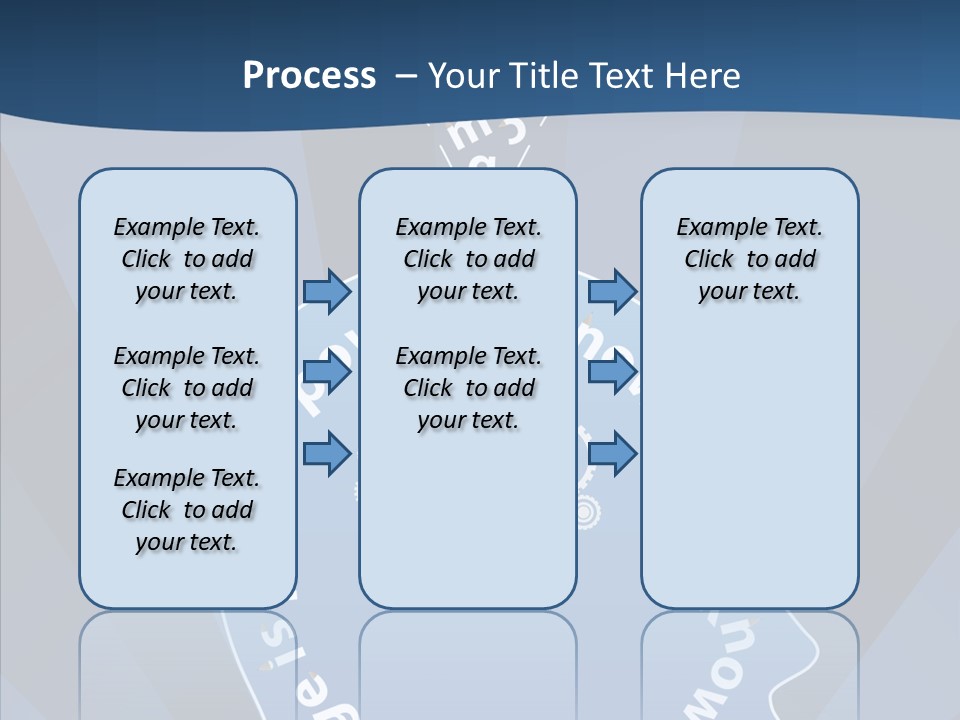 Problems Background Blue PowerPoint Template
