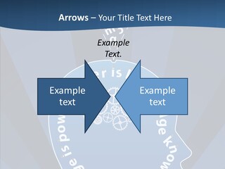 Problems Background Blue PowerPoint Template