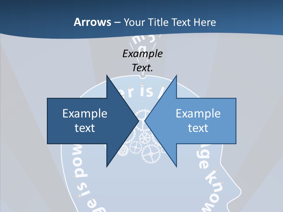 Problems Background Blue PowerPoint Template