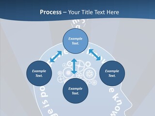 Problems Background Blue PowerPoint Template