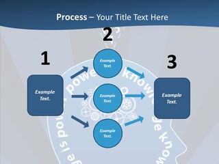 Problems Background Blue PowerPoint Template