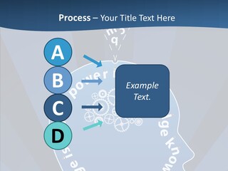 Problems Background Blue PowerPoint Template