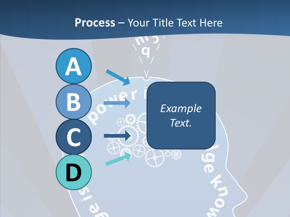 Problems Background Blue PowerPoint Template