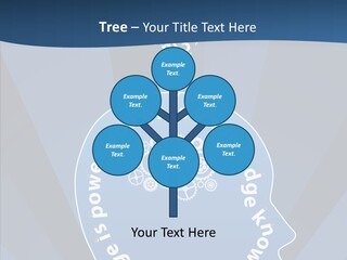 Problems Background Blue PowerPoint Template