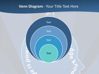 Problems Background Blue PowerPoint Template