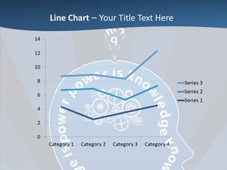 Problems Background Blue PowerPoint Template