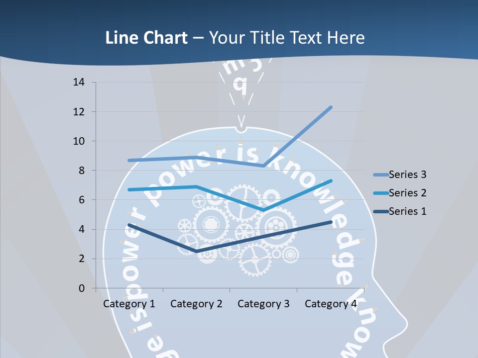 Problems Background Blue PowerPoint Template