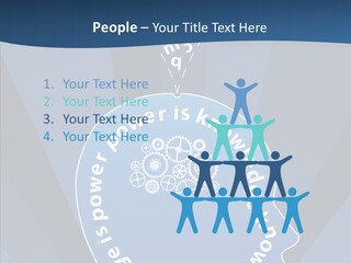 Problems Background Blue PowerPoint Template
