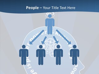 Problems Background Blue PowerPoint Template