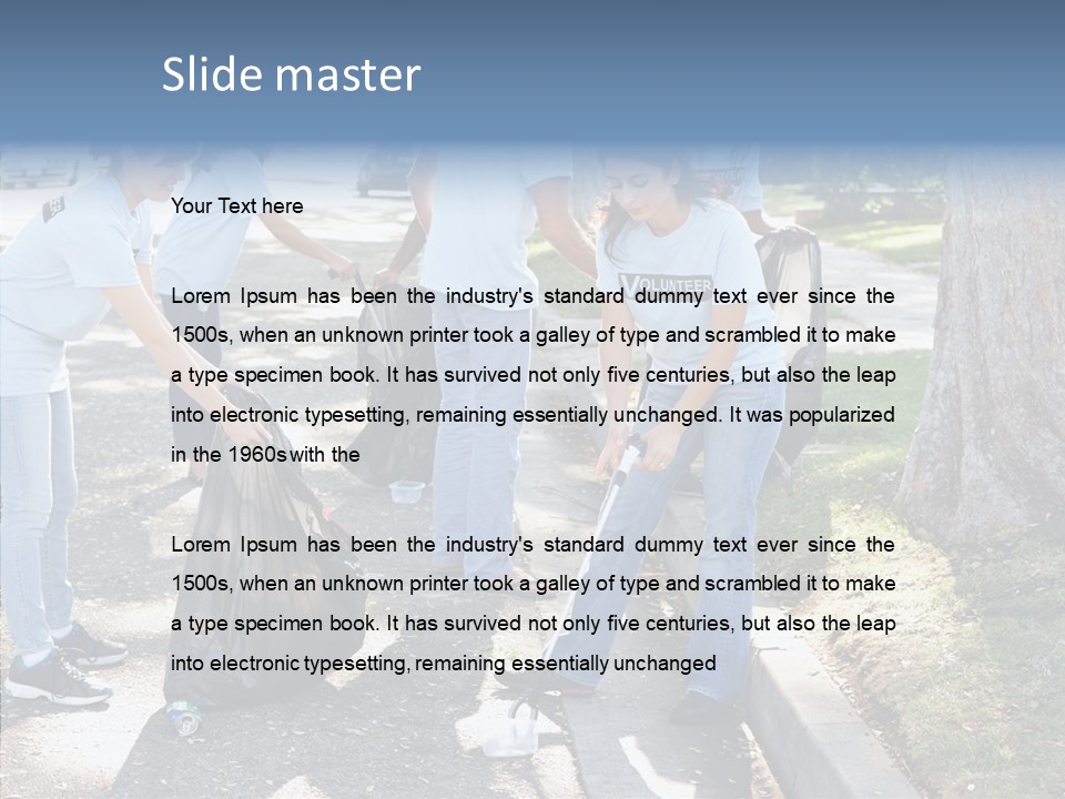 Suburb Women Social Issue PowerPoint Template