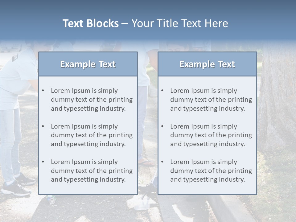 Suburb Women Social Issue PowerPoint Template