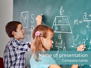 Class Chalk Knowledge PowerPoint Template