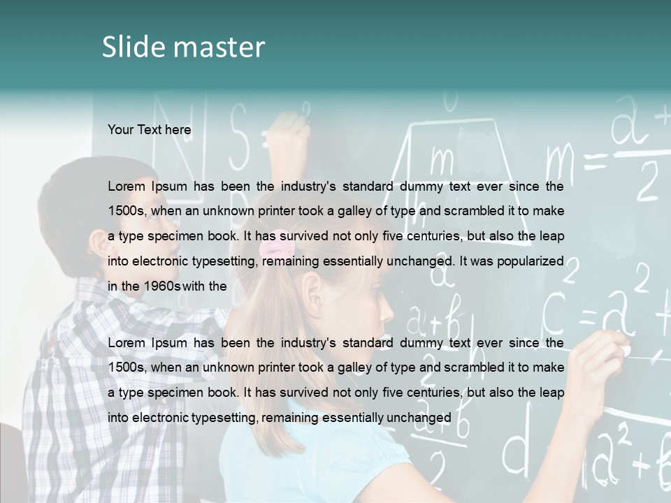 Class Chalk Knowledge PowerPoint Template