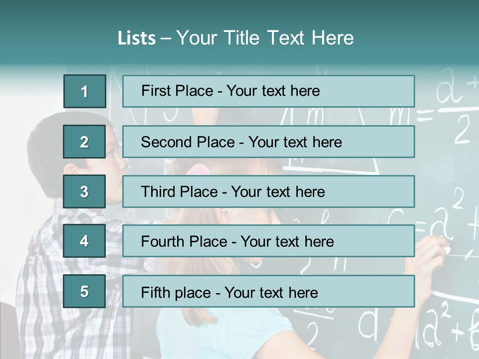 Class Chalk Knowledge PowerPoint Template