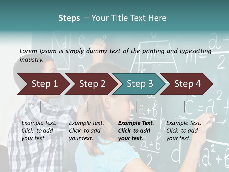 Class Chalk Knowledge PowerPoint Template