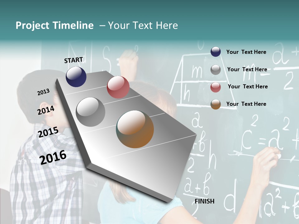 Class Chalk Knowledge PowerPoint Template