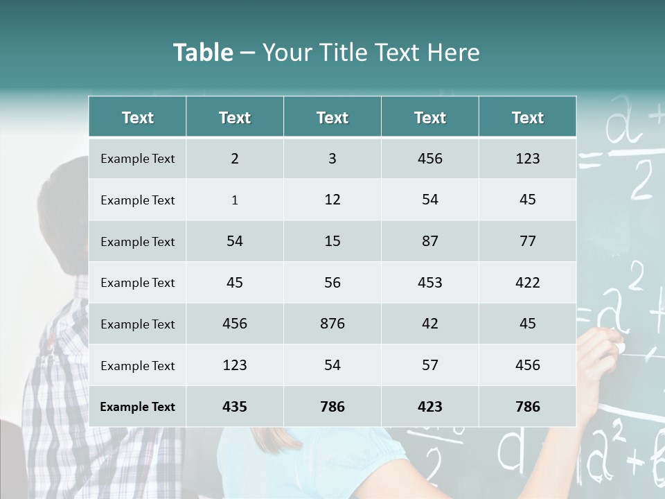 Class Chalk Knowledge PowerPoint Template