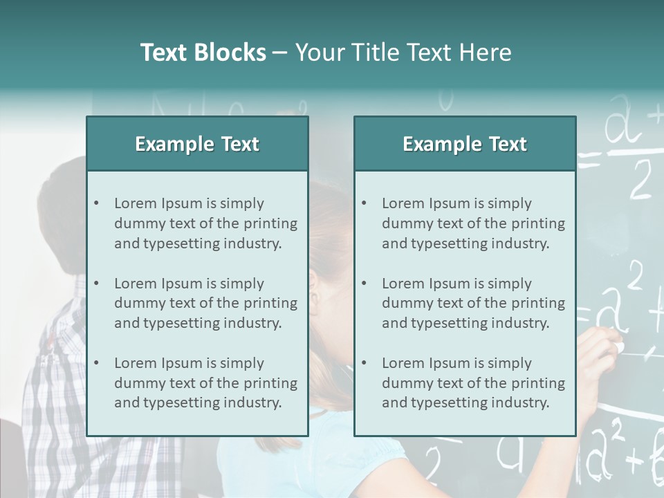 Class Chalk Knowledge PowerPoint Template