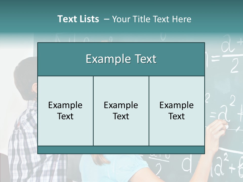 Class Chalk Knowledge PowerPoint Template