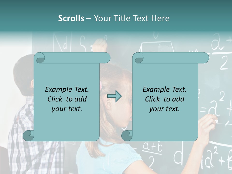 Class Chalk Knowledge PowerPoint Template