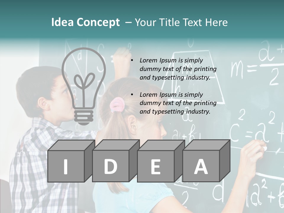 Class Chalk Knowledge PowerPoint Template