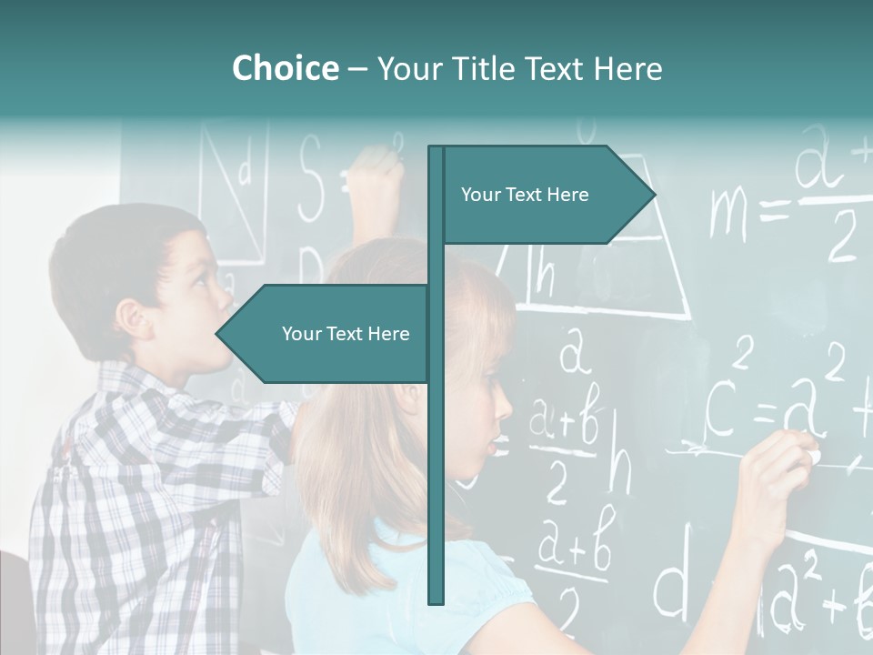 Class Chalk Knowledge PowerPoint Template