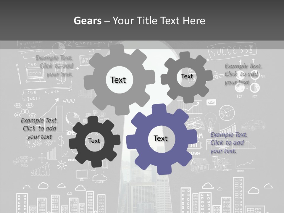 Marketing Entrance Success PowerPoint Template