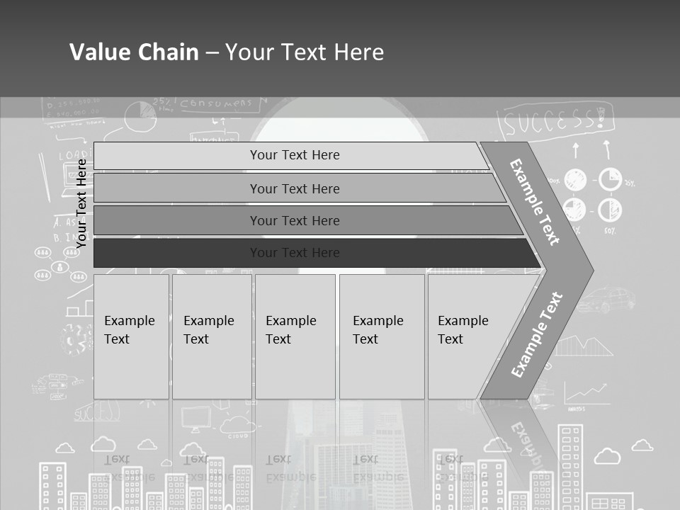 Marketing Entrance Success PowerPoint Template
