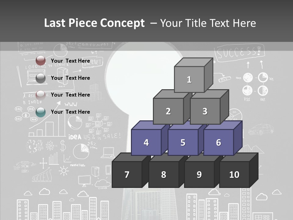 Marketing Entrance Success PowerPoint Template