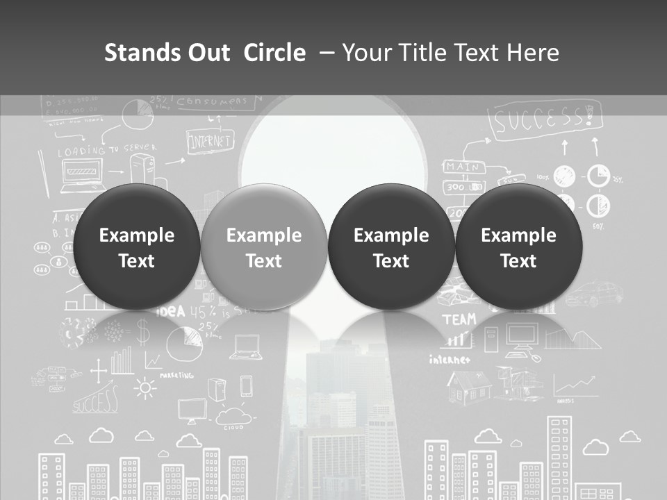 Marketing Entrance Success PowerPoint Template