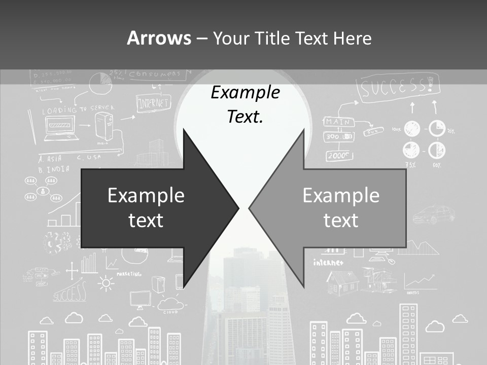 Marketing Entrance Success PowerPoint Template