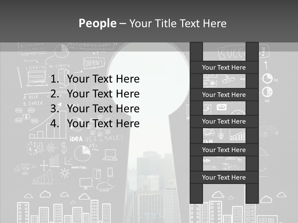 Marketing Entrance Success PowerPoint Template