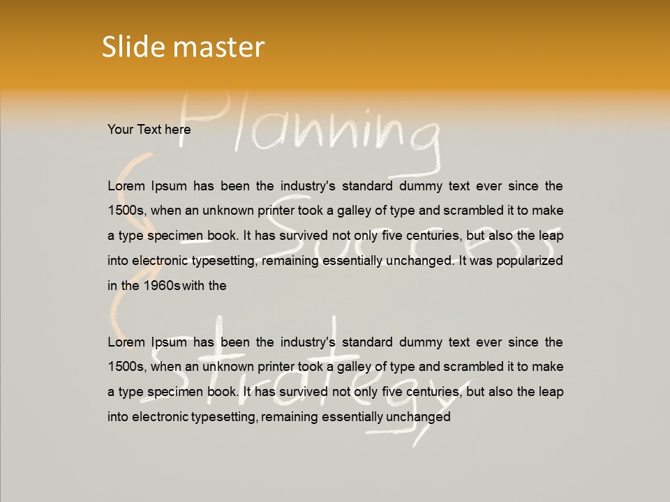 Partnership Coach Chart PowerPoint Template