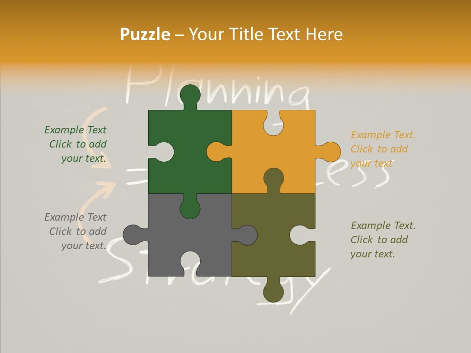 Partnership Coach Chart PowerPoint Template